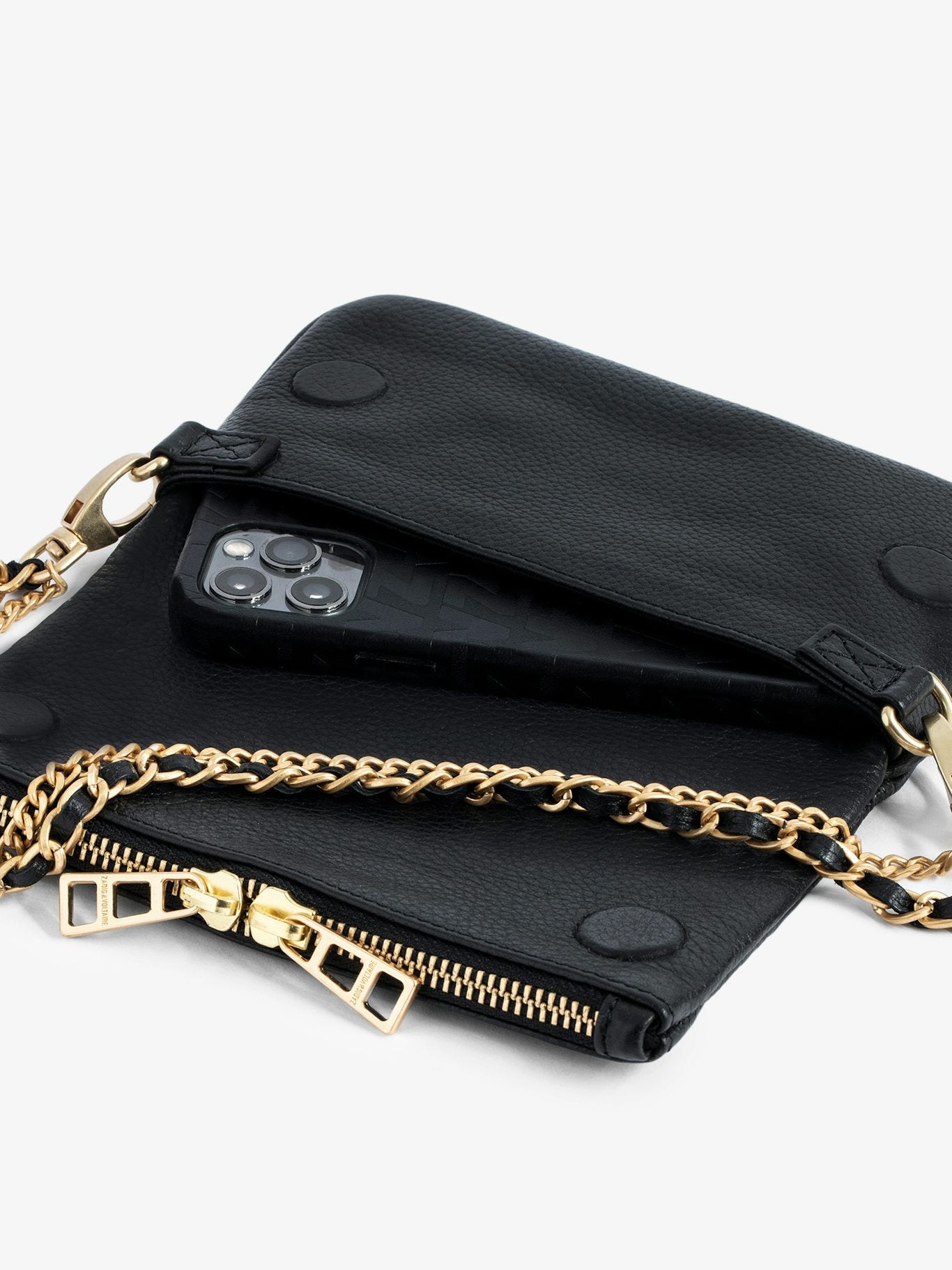 Pochette Rock Nano Black gold