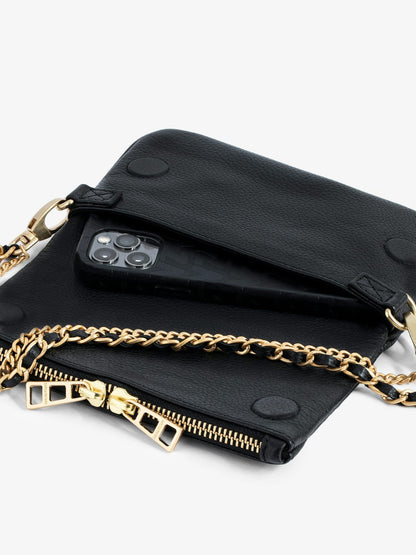 Pochette Rock Nano Black gold